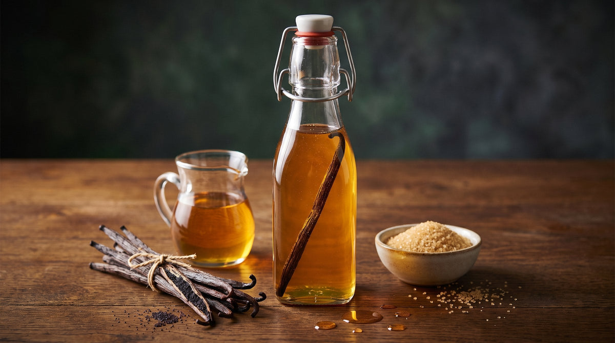 Vanillesirup selber machen