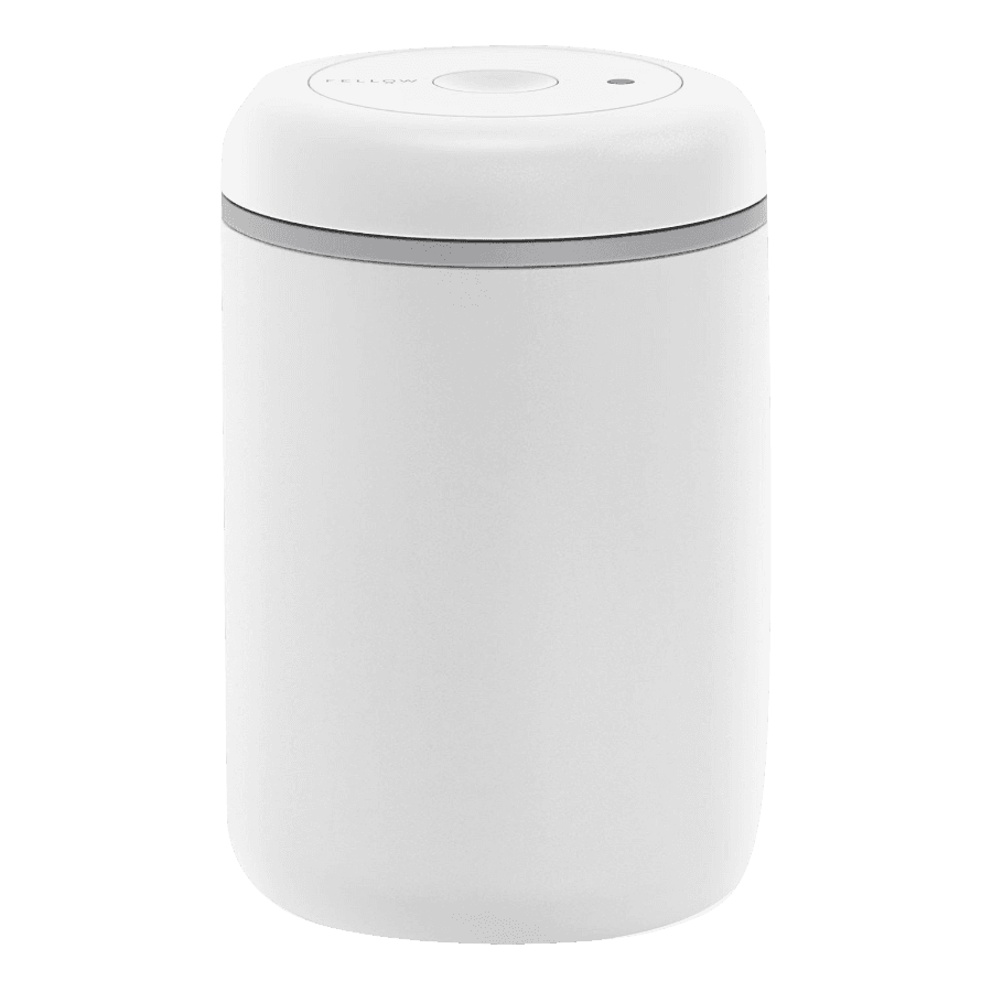 Fellow Atmos Canister Vakuum Aufbewahrungsdose für Kaffeebohnen 1.200 ml / Matt-Weiß