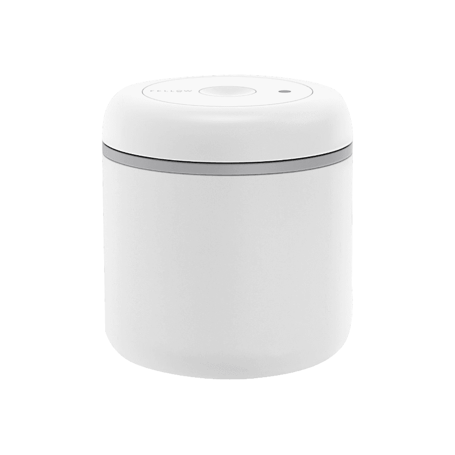 Fellow Atmos Canister Vakuum Aufbewahrungsdose für Kaffeebohnen 700 ml / Matt-Weiß