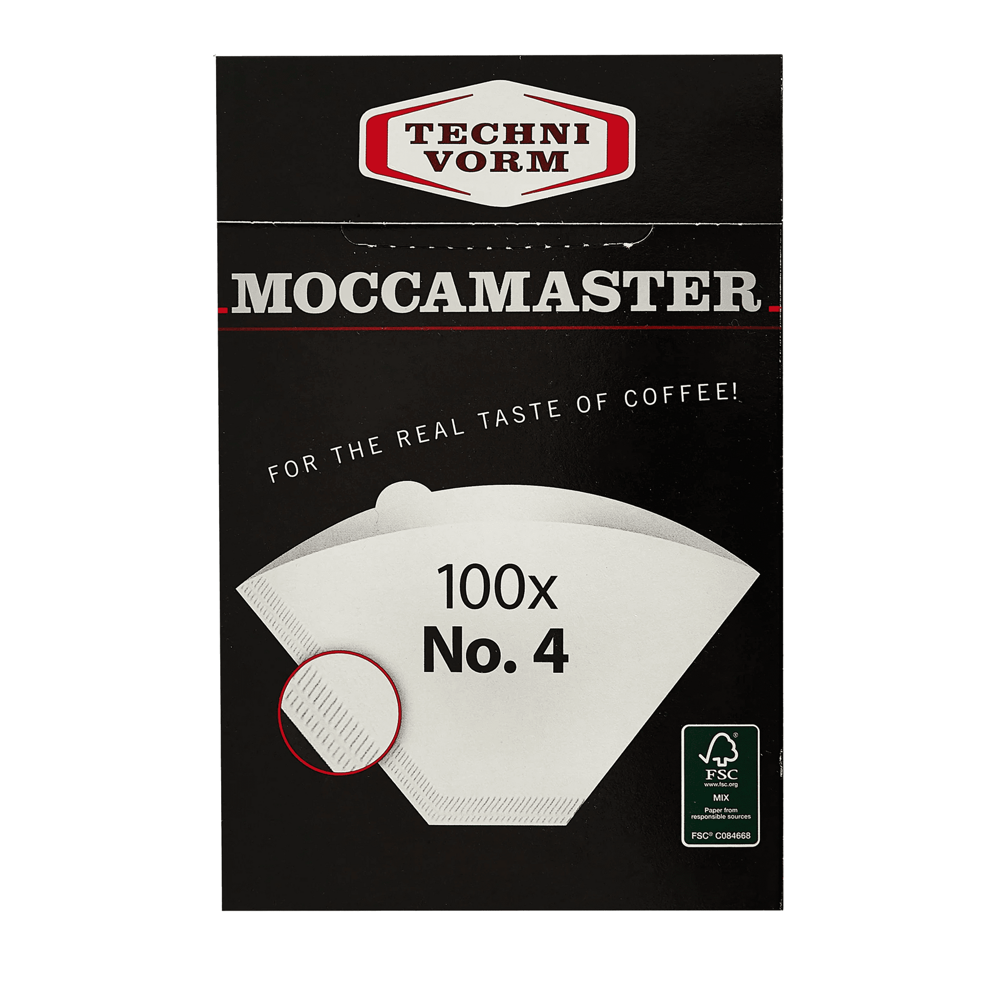 Moccamaster Kaffeefilter Nr. 4, 100 Stück