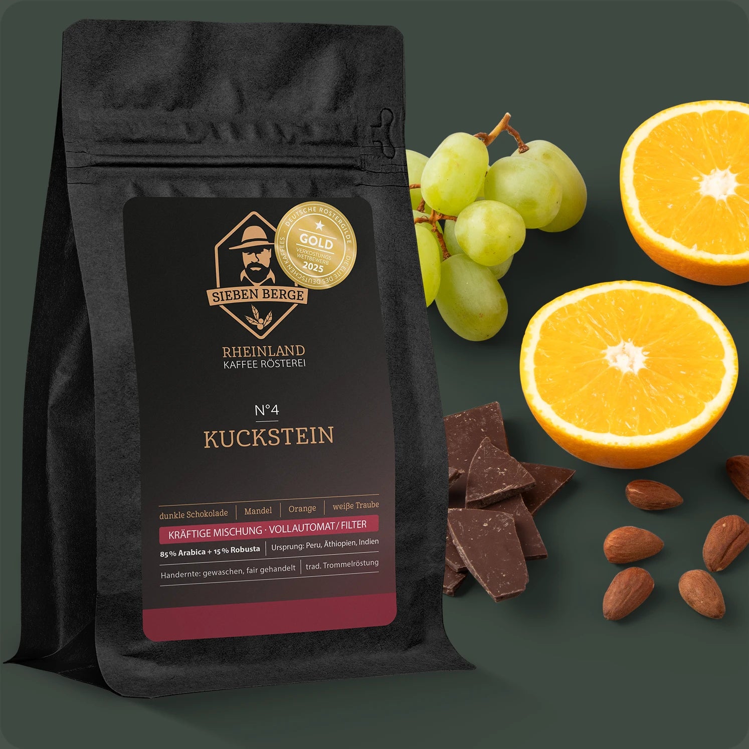 1 kg Lieblingskaffee + 175 g Aromadose (inkl. Füllung) geschenkt