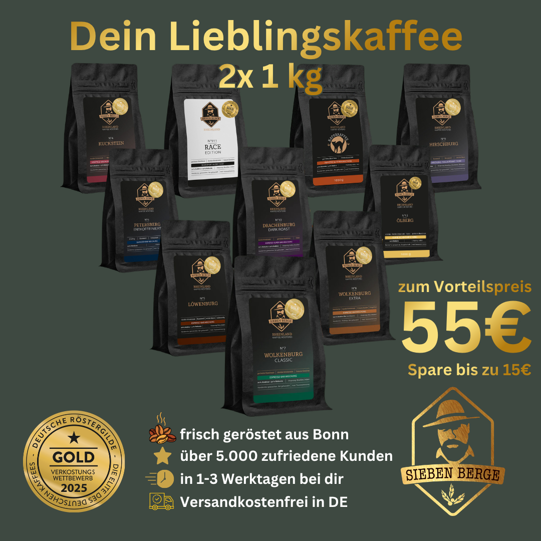 Dein Lieblingskaffee 2x 1kg zum Vorteilspreis