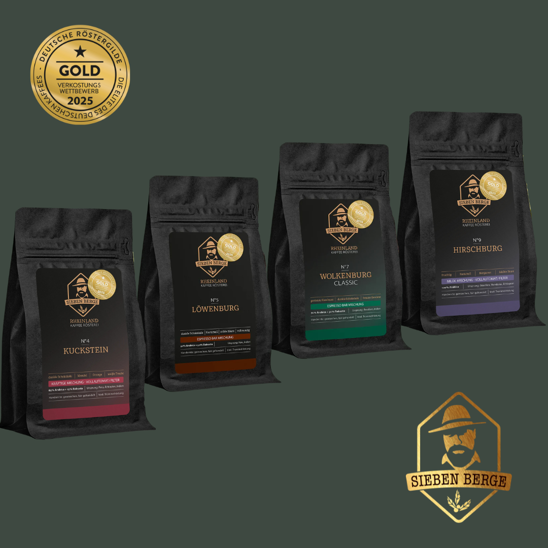 Entdecke vier einzigartige Röstungen – Probierpaket 4x 250g